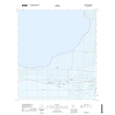 2020 Map of Pecan Island, 2020 Print