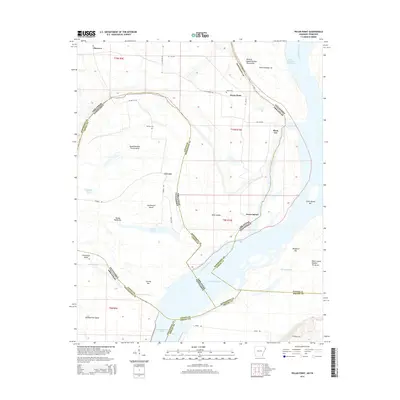 2014 Map of Pecan Point, 2014 Print