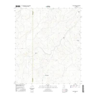 2016 Map of Pecan Springs, 2016 Print