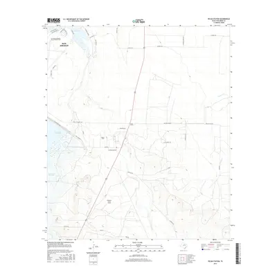 2016 Map of Pecan Station, 2016 Print