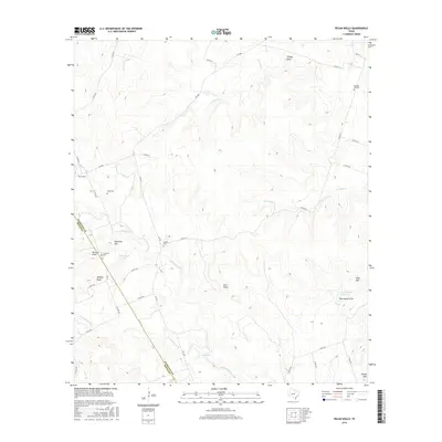 2016 Map of Pecan Wells, 2016 Print