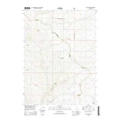 2014 Map of Peck Canyon, 2014 Print