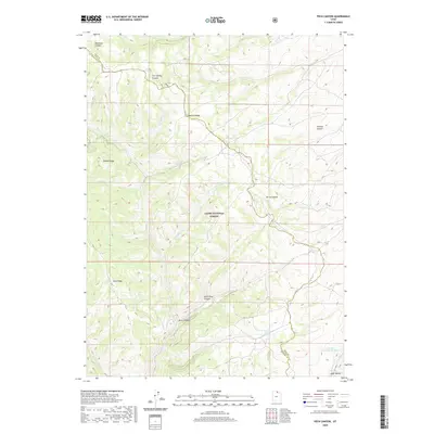 2020 Map of Peck Canyon, 2020 Print