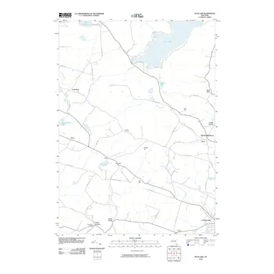2010 Map of Peck Lake, 2010 Print