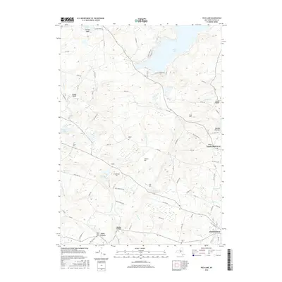 2016 Map of Peck Lake, 2016 Print