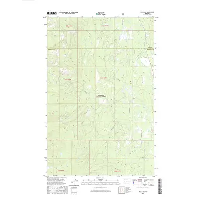 2017 Map of Peck Lake, 2017 Print