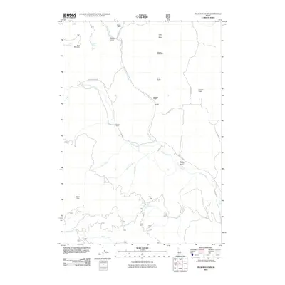 2011 Map of Peck Mountain, 2011 Print