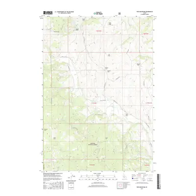 2017 Map of Peck Mountain, 2017 Print