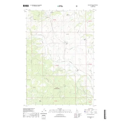 2020 Map of Peck Mountain, 2020 Print