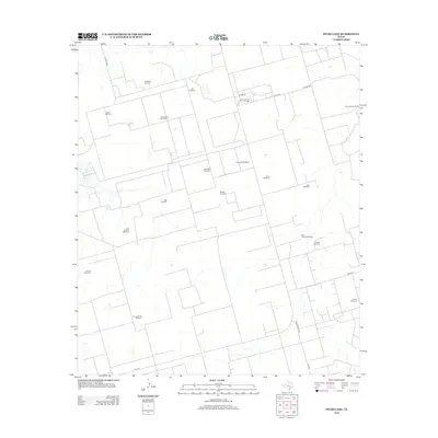 2012 Map of Pecks Lake, 2012 Print