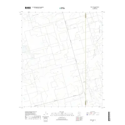 2019 Map of Pecks Lake, 2019 Print