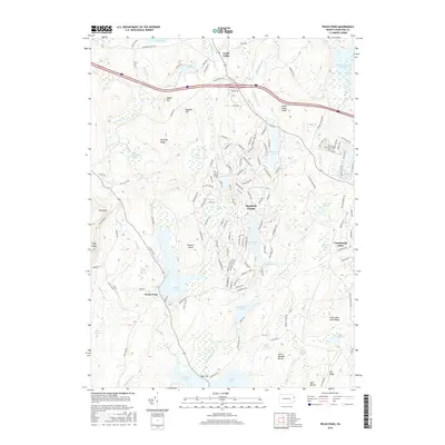 2016 Map of Pecks Pond, 2016 Print