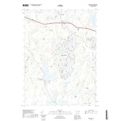 2019 Map of Pecks Pond, 2019 Print