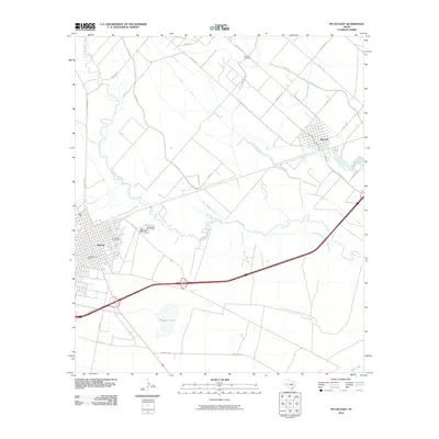 2010 Map of Pecos East, 2010 Print