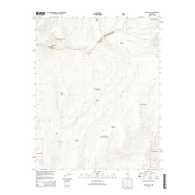 2013 Map of Pecos Falls, 2013 Print