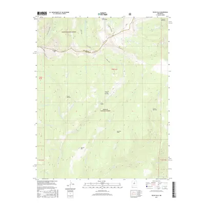 2017 Map of Pecos Falls, 2017 Print