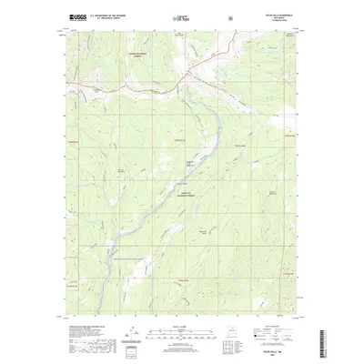 2020 Map of Pecos Falls, 2020 Print