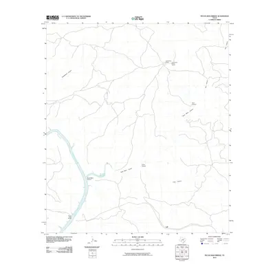 2010 Map of Pecos High Bridge, 2010 Print