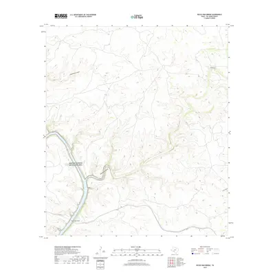 2019 Map of Pecos High Bridge, 2019 Print