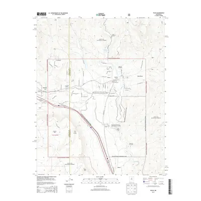 2013 Map of Pecos, 2013 Print
