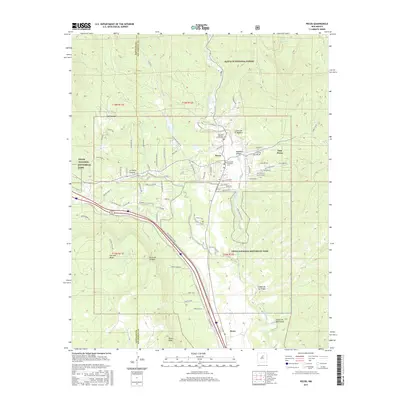 2017 Map of Pecos, 2017 Print