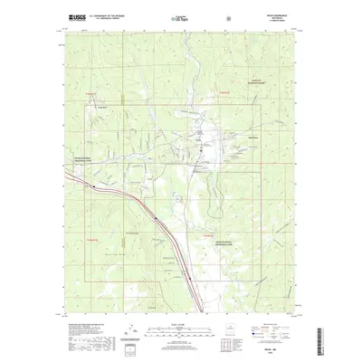 2020 Map of Pecos, 2020 Print