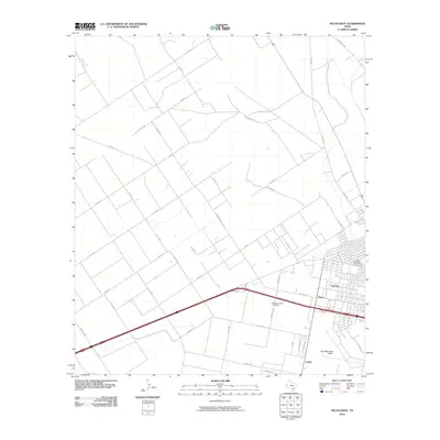 2010 Map of Pecos West, 2010 Print