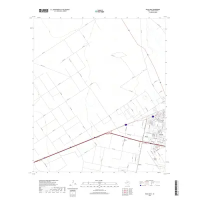 2019 Map of Pecos West, 2019 Print