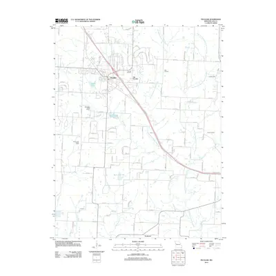 2012 Map of Peculiar, 2012 Print