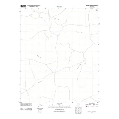 2010 Map of Pedernal Arroyo, 2010 Print