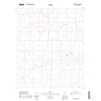 2023 Map of Pedernal Arroyo, 2023 Print