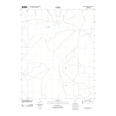 2010 Map of Pedernal Creek, 2010 Print
