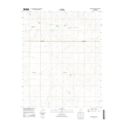 2013 Map of Pedernal Creek, 2013 Print