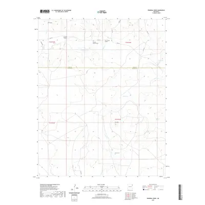 2020 Map of Pedernal Creek, 2020 Print
