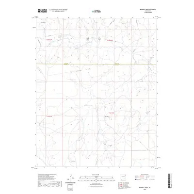 2023 Map of Pedernal Creek, 2023 Print