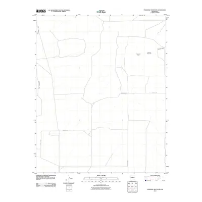 2010 Map of Pedernal Mountain, 2010 Print