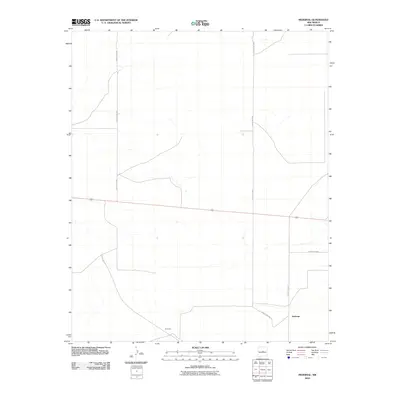 2010 Map of Pedernal, 2010 Print