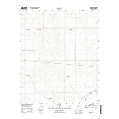 2017 Map of Pedernal, 2017 Print