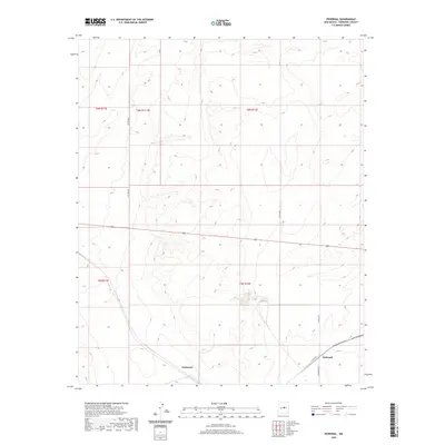 2020 Map of Pedernal, 2020 Print