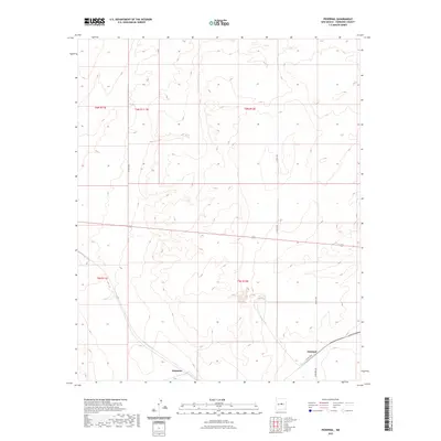 2023 Map of Pedernal, 2023 Print