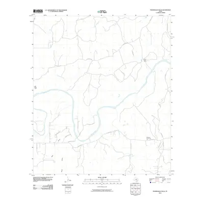 2010 Map of Pedernales Falls, 2010 Print