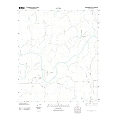 2012 Map of Pedernales Falls, 2012 Print