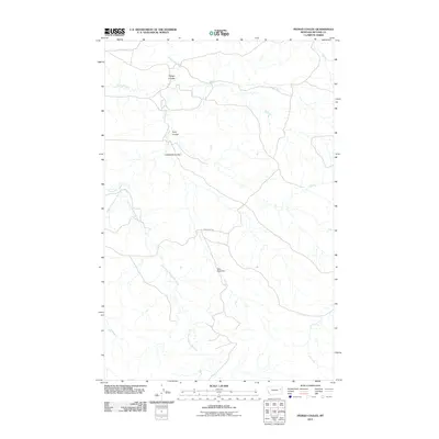 2011 Map of Pedigo Coulee, 2011 Print