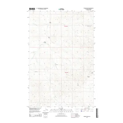 2014 Map of Pedigo Coulee, 2014 Print