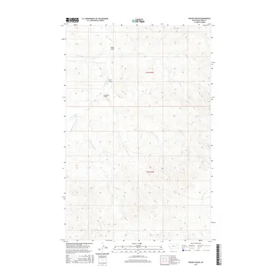 2017 Map of Pedigo Coulee, 2017 Print