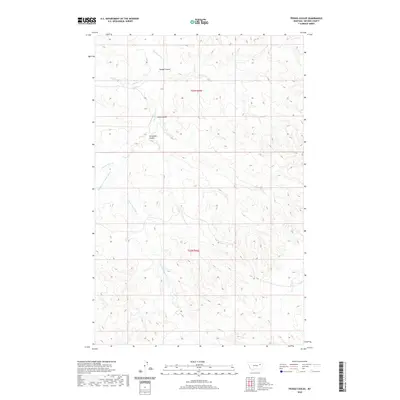 2020 Map of Pedigo Coulee, 2020 Print