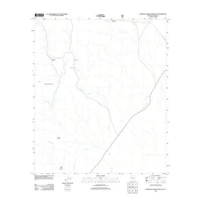 2012 Map of Pedregosa Mountains East, 2012 Print