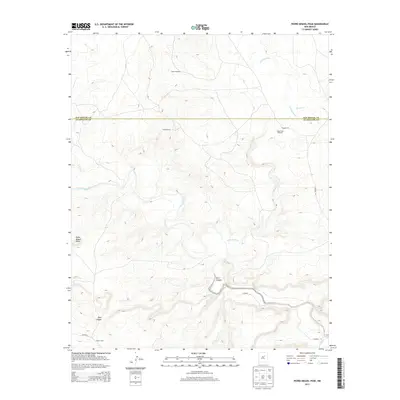 2013 Map of Pedro Miguel Peak, 2013 Print