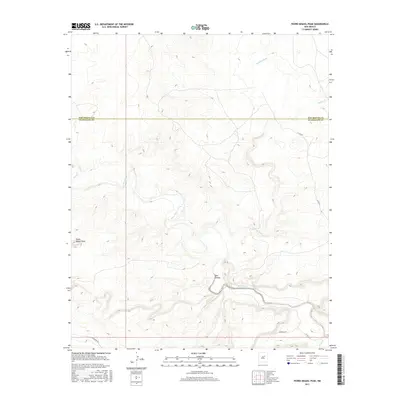 2017 Map of Pedro Miguel Peak, 2017 Print