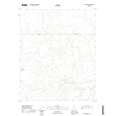 2020 Map of Pedro Miguel Peak, 2020 Print